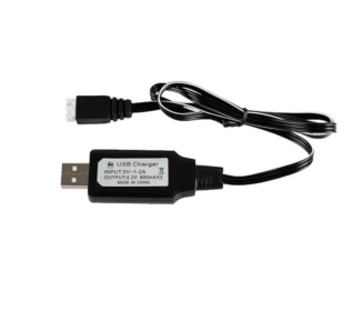 7.4V USB Charging Cable XH3P Plug With Overcharge Protection Indicator Lithium Battery Charger