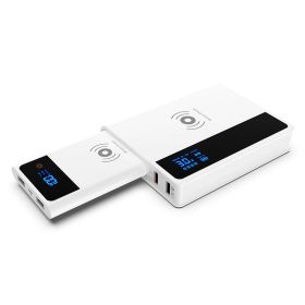 Question Mark Wireless Power Bank Three-in-one Charger QC30QI75 10W Fast Charge USB Mobile Power Adapter