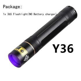 Y36 365nm 8006 365nm UV Fluorescent Agent Detection Woods Lamp Flashlight