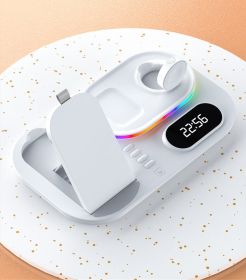 Magnetic Mobile Phone Wireless Charging Treasure 13 Wireless Four-in-one Watch Charging Power Bank