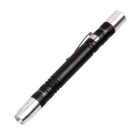 White Purple Light Double-headed Flashlight Pen Lamp Medical Pen Lamp Aluminum Alloy