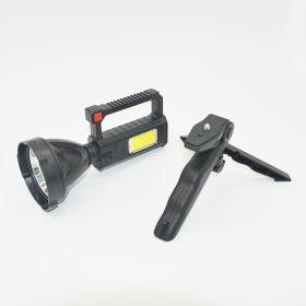 Outdoor Camping Flashlight With Bracket Searchlight COB Light